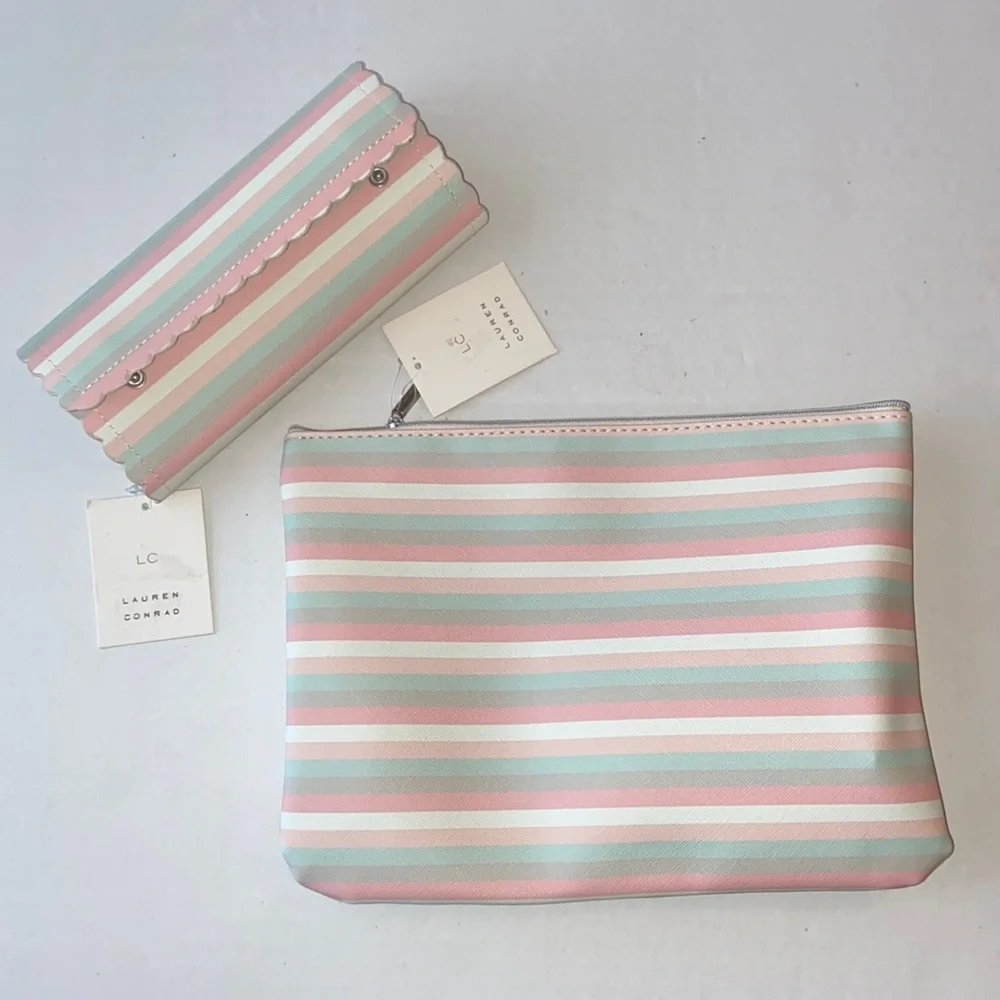 Jewelry Roll and Cosmetic Bag